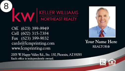 Keller Williams Business Card front 8